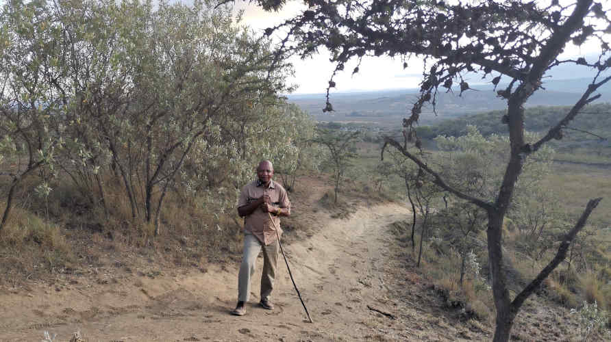 beginning the hike of Mount Longonot