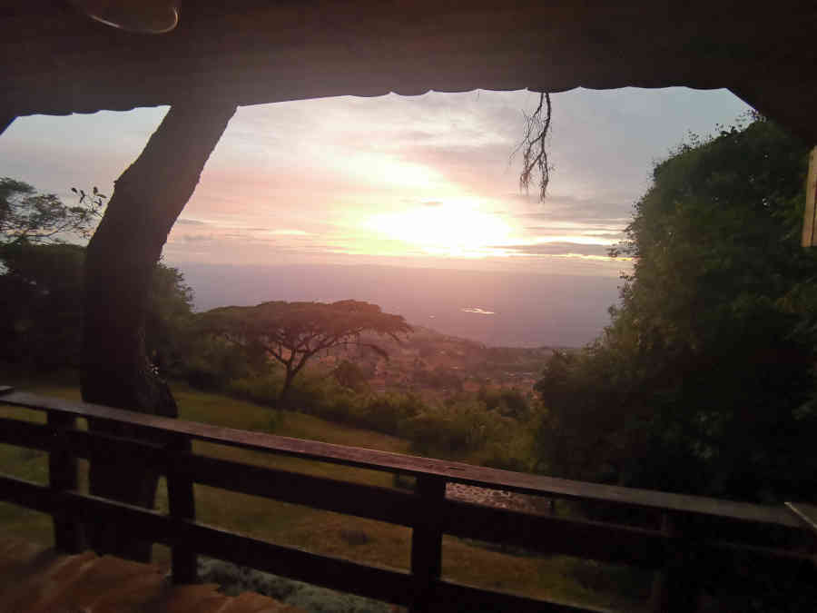 Kerio View Hotel, Iten:  view at sunrise