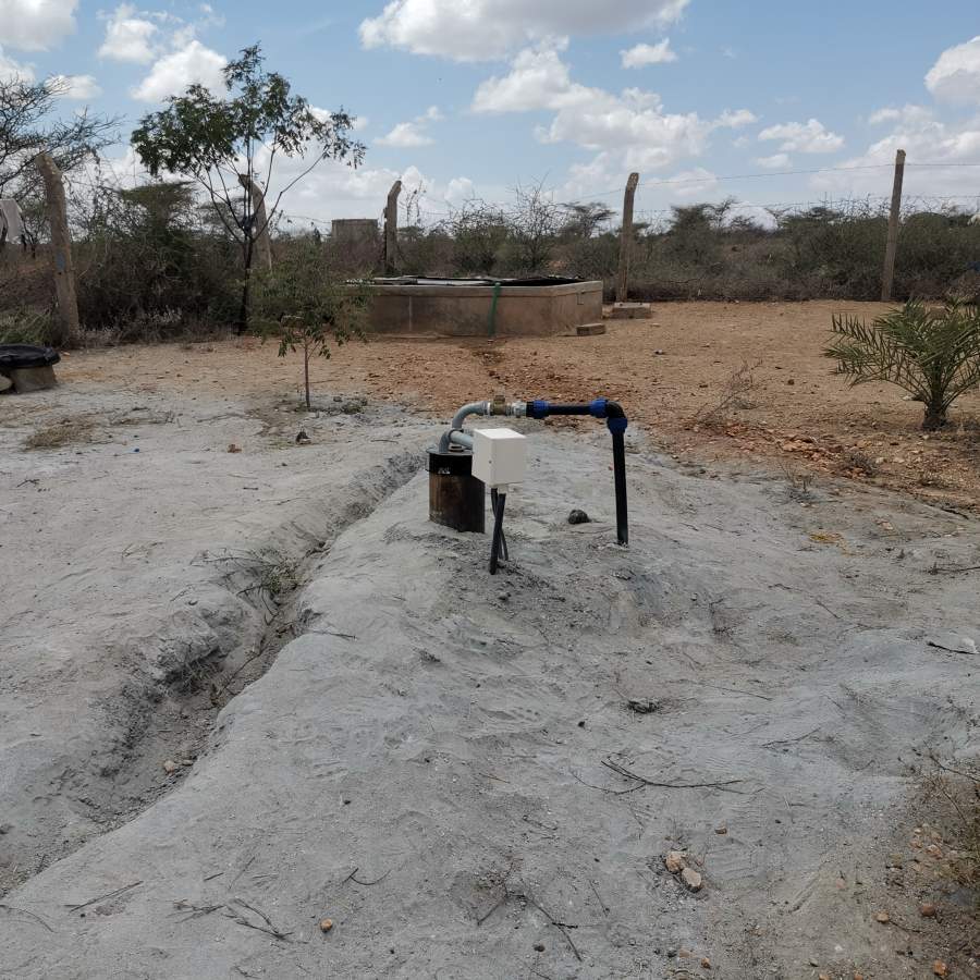 The well area was unprotected.