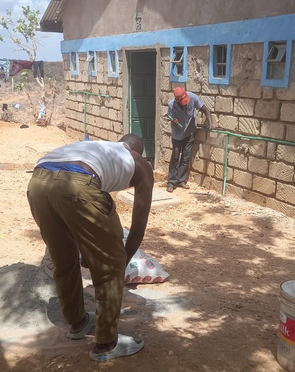 In December, the pipes are covered the protect the system.