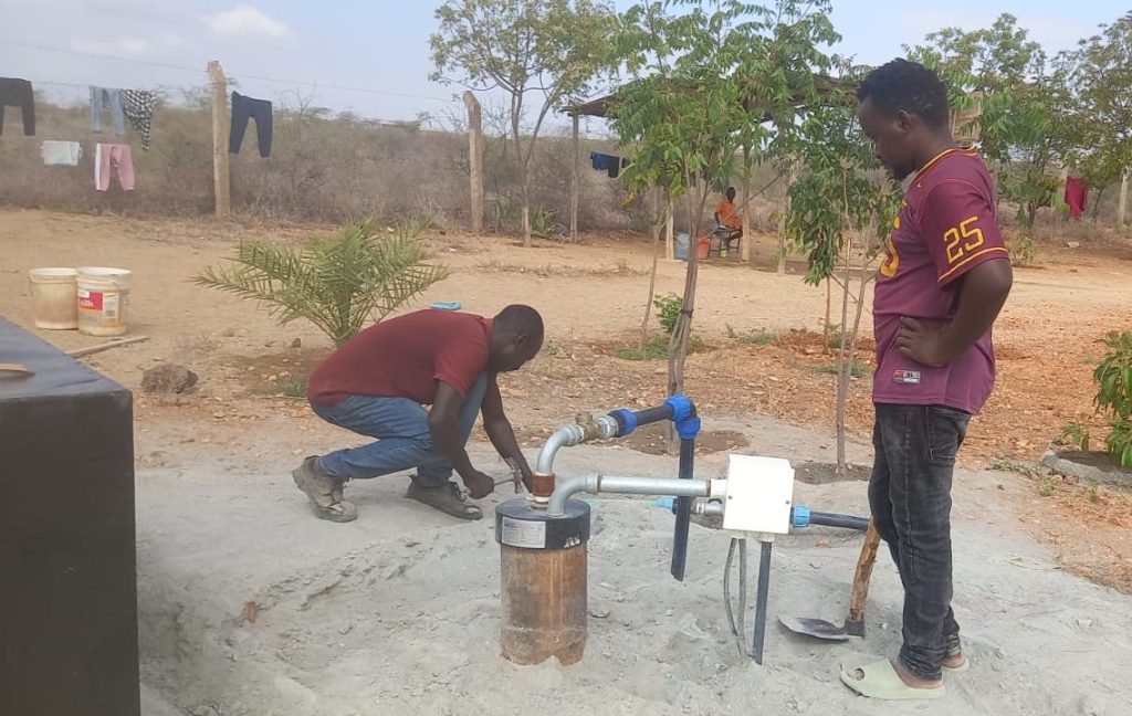 preparing the ground